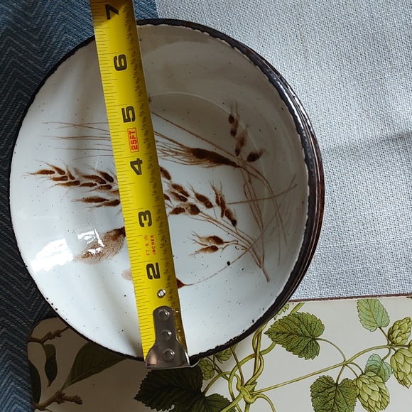 Vintage Wild Oats Stonehenge Midwinter England Stoneware Cereal Bowl Wedgwood - Picture 9 of 10